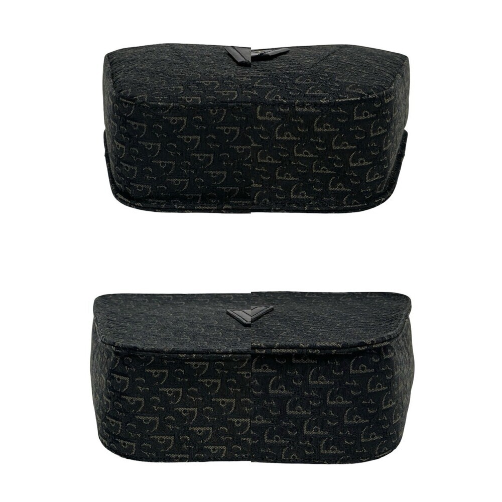 CHRISTIAN DIOR Black Leather Trotter Shoulder Bag - Picture 7 of 9